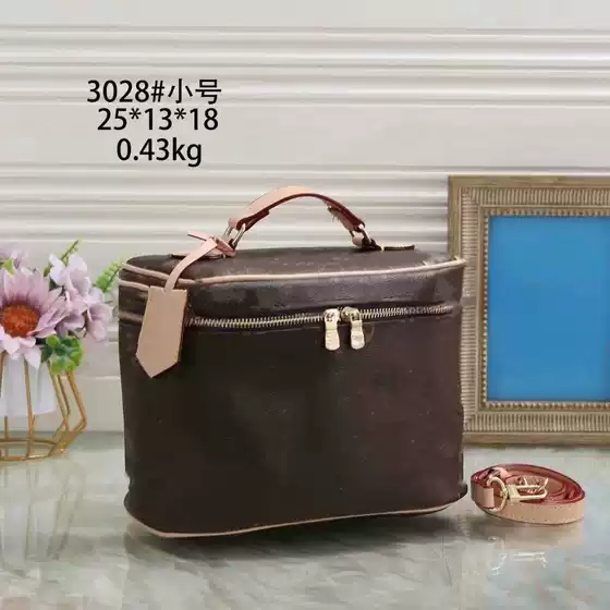 Wholesale Pu Women's Vintage Makeup Bag, Large Capacity, Fashionable Handbag, Women's Crossbody Bag, Lunch Bag, Versatile
