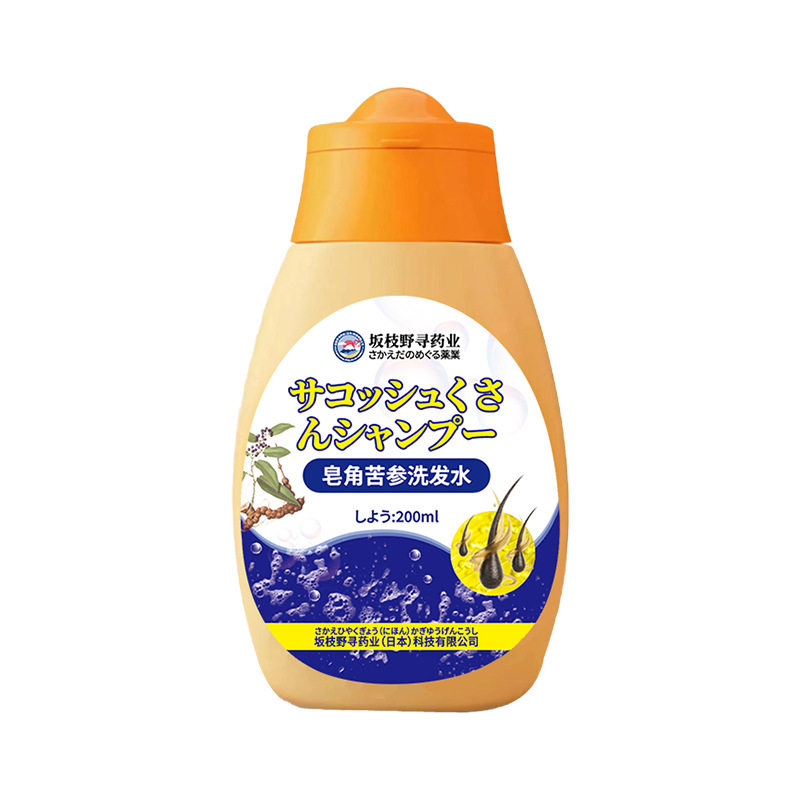 Sakagawa Sophora Sophora Flavescentis Shampoo Cleansing Dandruff Hair Cutter Refreshing Mite Removal Shampoo Factory