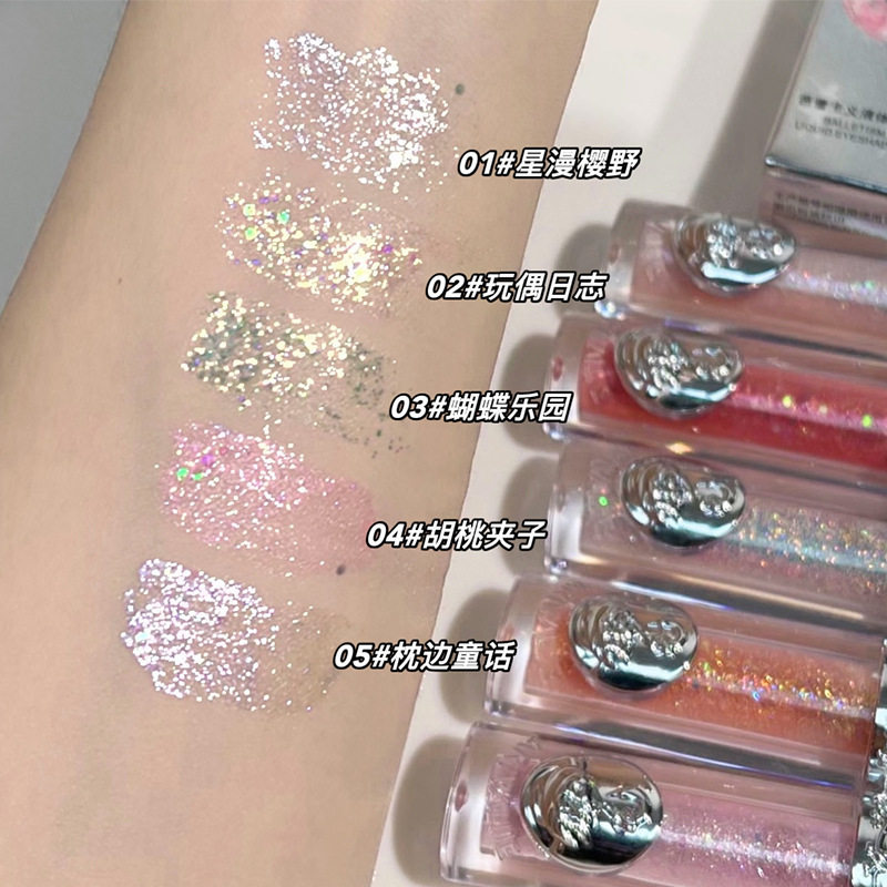 ART VALUE Ballet Liquid Eyeshadow Pearlescent Super Shining High Glow Silkworm Monochrome Eyeshadow