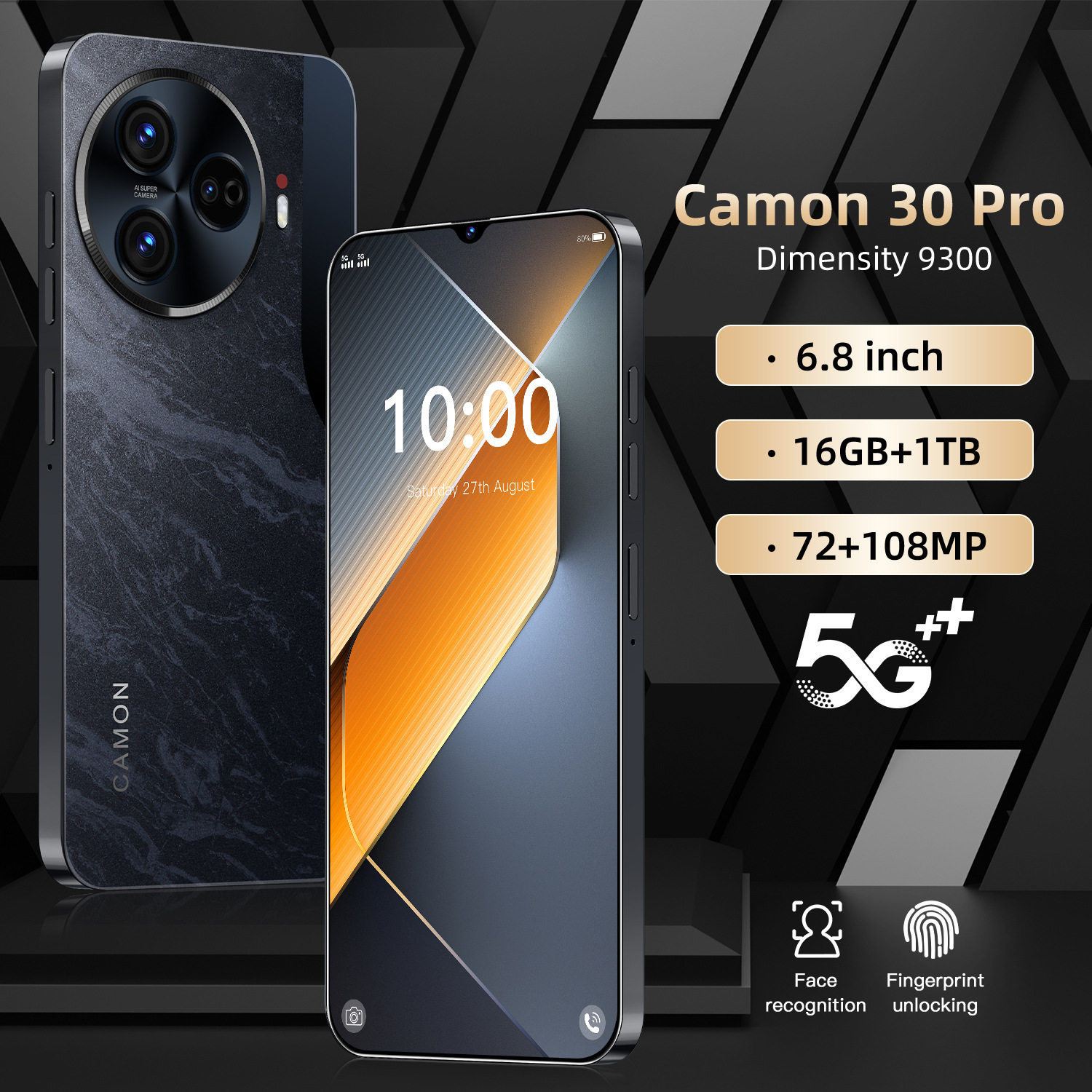 New Camon 30 Pro 2+16GB cross-border mobile phone 6.8incell...