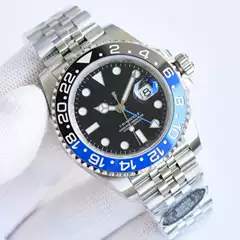 Cross-Border Greenwich Coke Ring Watch Steel Strap Water Ghost Yacht Log Watch Fully Automatic Mechanical Waterproof Watch