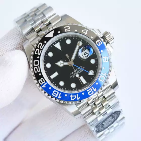 Cross-Border Greenwich Coke Ring Watch Steel Strap Water Ghost Yacht Log Watch Fully Automatic Mechanical Waterproof Watch