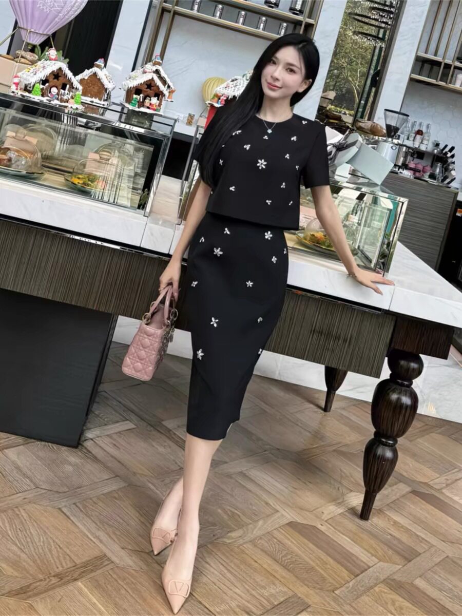 Chân váy xếp ly nữ xòe phong cách Chanel, chất liệu polyester cao cấp chi tiết 8
