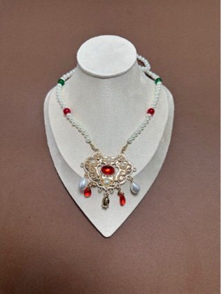 Hanfu accessories safety lock necklace women's ancient style concentric lock bracelet Ruyi gold lock long life lock collar