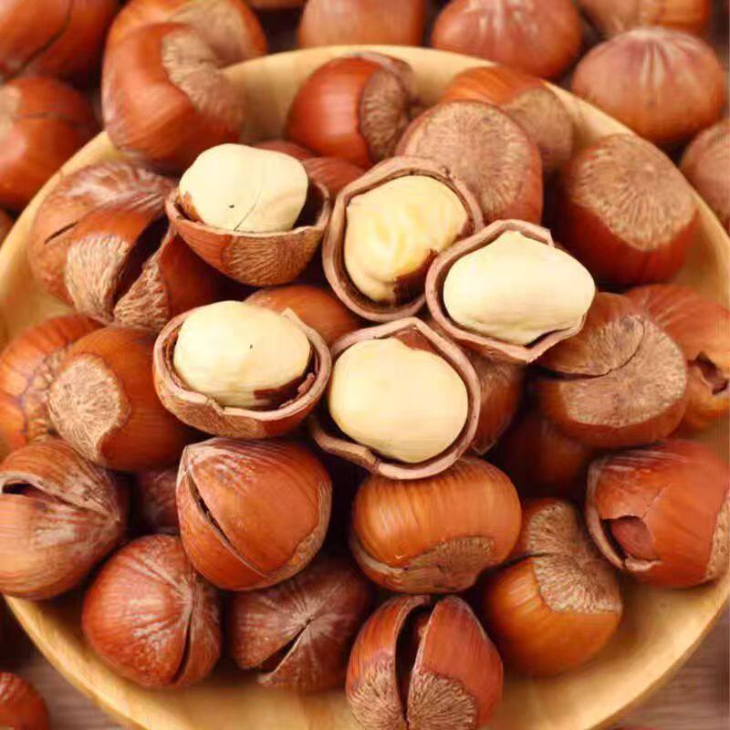 Wholesale of 25 New Hazelnuts from Northeast China, Raw or Roasted, Fresh Nuts, Roasted Goods, New Year's Goods