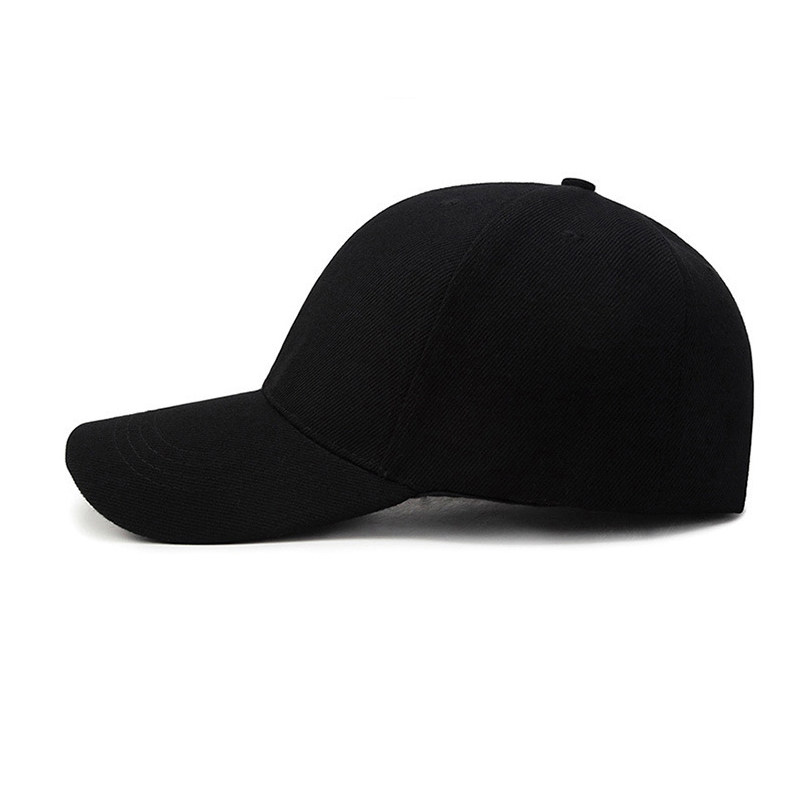 简约纯色帽子长帽檐光板棒球帽男户外活动广告帽运动休闲鸭舌帽女