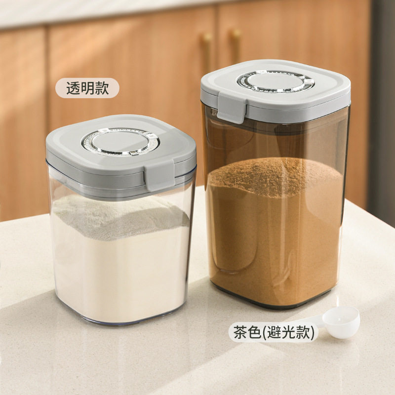 Milk Powder Food-Grade Sealed Storage Milk Powder Can, Portable Rice Noodle Storage Canister for Outdoor Use, Insect-Proof and Moisture-Proof