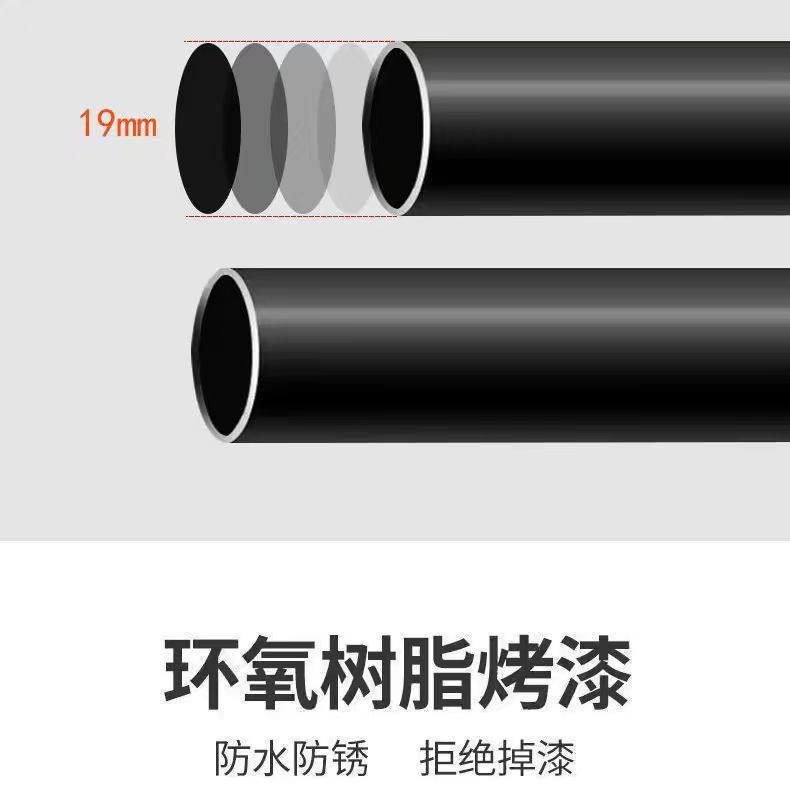 Clothes Rack Floor-Standing Rod Bedroom Clothes Hanger Double Rod Indoor Clothes Rack Storage Coat Rack Drying Rack Minimalist Storage