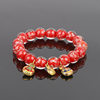 Scenic spot same style little red book luminous fragrant gray colored glaze bracelet colorful multi-treasure golden beast men's and women's fashion bracelet