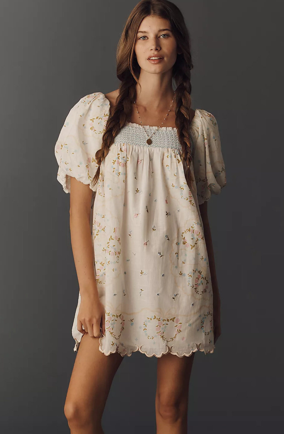 Summer Floral Print Dress for Women Low Neckline Ruffled Sleeves Sweet and Fresh Style Perfect for Casual Outings