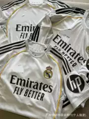 New Season Top Version Real Madrid 2526 Champions League Home Player Version Short-Sleeved No. 10 Mbappe No. 5 Bellingham