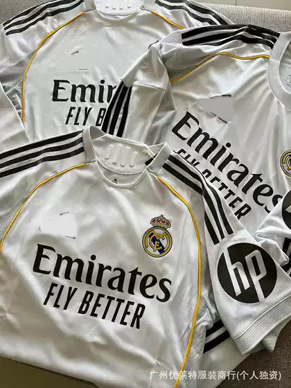 New Season Top Version Real Madrid 2526 Champions League Home Player Version Short-Sleeved No. 10 Mbappe No. 5 Bellingham
