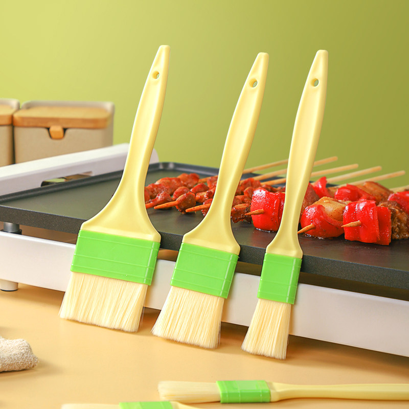 Bbq Brush Oil Brush Household Barbecue Pancake Special Baked Food Grade Kitchen Tool Non-Shedding Small Brush