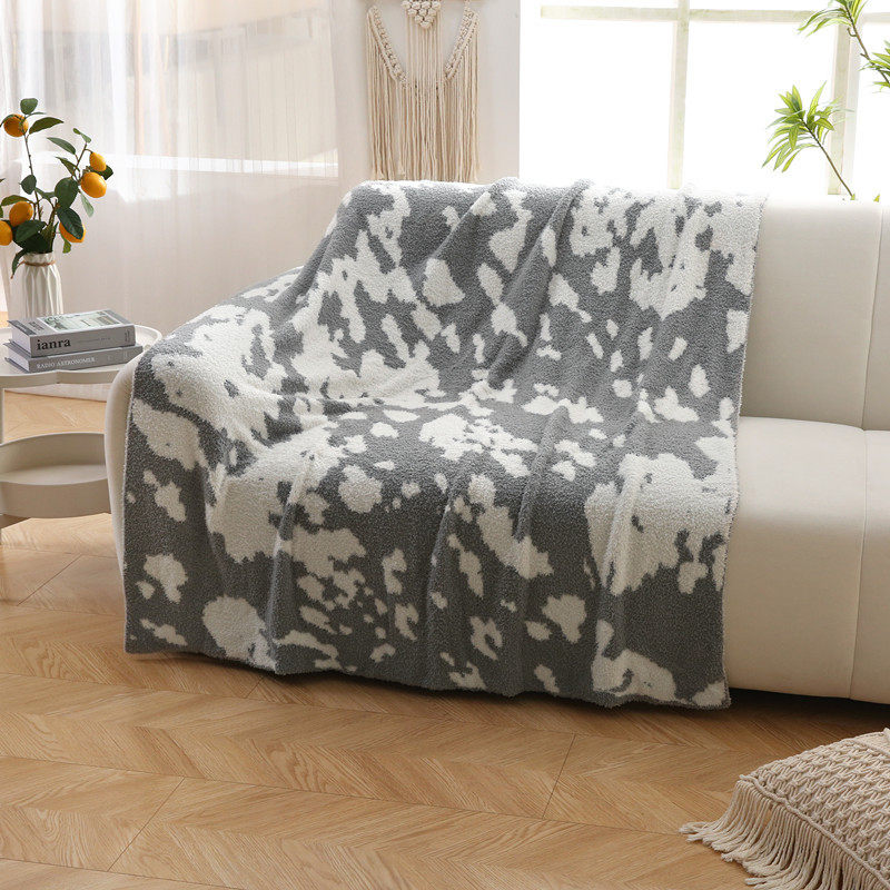 Blanket Class a Thickeneded Scandinavian Milk Velvet Nap Blanket Blanket Living Room Sofa Blanket Cover Blanket Air Conditioning Blanket Knitted Blanket