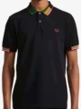Navy blue collar
