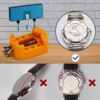 Watch repair tools foreign trade hot selling portable two-leg open large diameter open Watch back cover opener watch repair tool