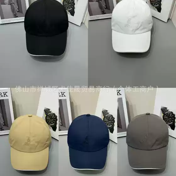 Original Foreign Trade European and American Soft Top Hat New High-Quality Baseball Cap Versatile Solid Color Sun Hat for Men and Women