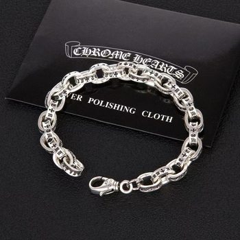 Internet Celebrity's Same Cross Bracelet, Trendy Croxing Couple Bracelet for Men and Women, CH Bracelet, Retro Alloy