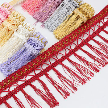 11.1m Cards 10.5cm Tassel Lace Curtain Tablecloth Decorative Skirt Bag Sofa Cushion Blanket Accessories