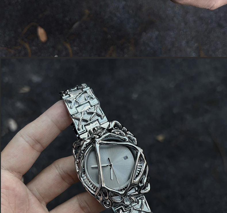 Millennium Y2K Watch Men's Spider Web Alabaster European and American High-End Waterproof Cross-Border Popular Men's Watch 65 O1CN01jpTBTQ1PLRUIOAV9P !!2218131131824 0 cib
