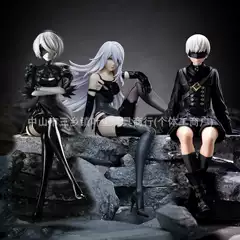 NieR: Automata YoRHa Type A No. 2 A2 Figure Cup Noodle Holder Desktop Sitting Pose