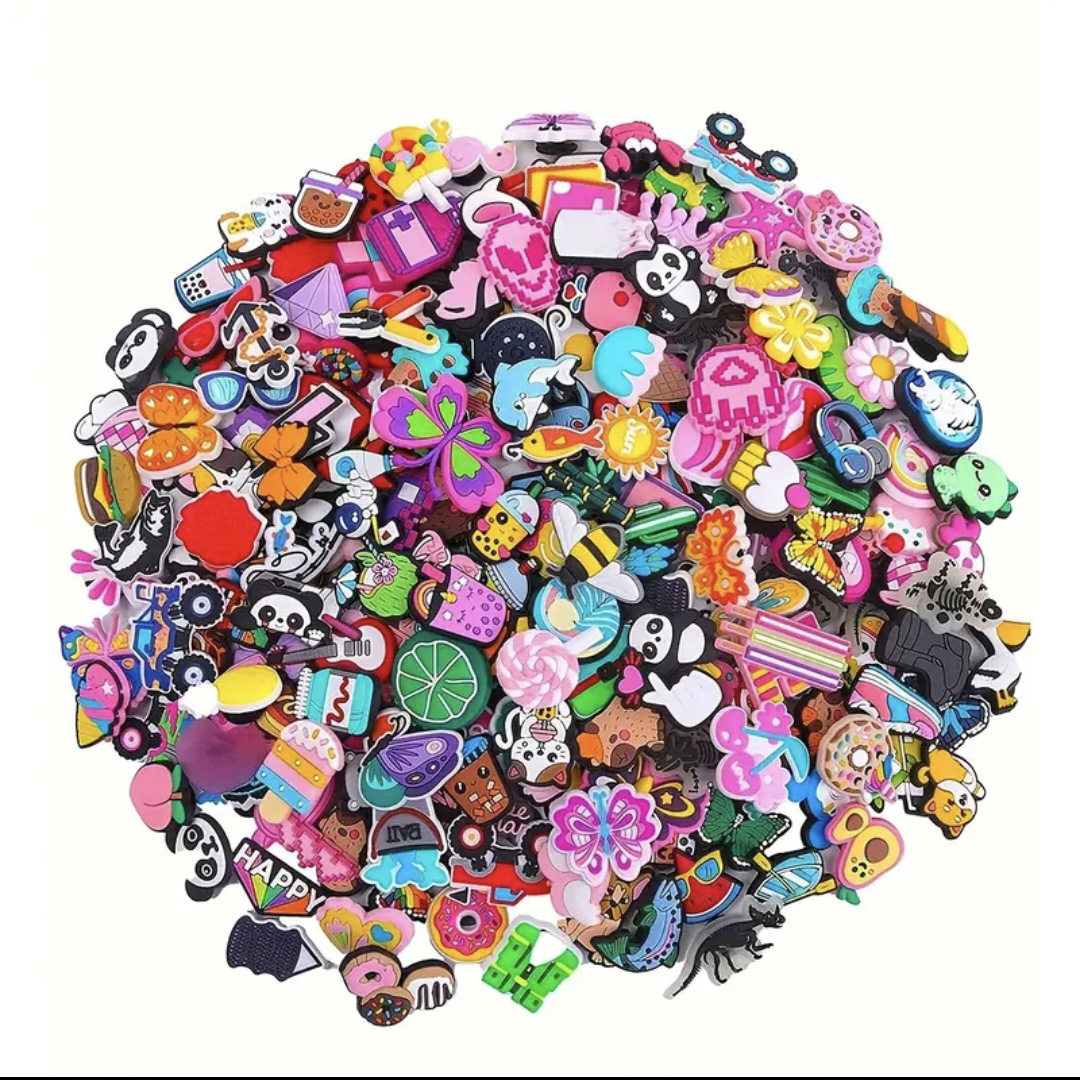 New hole shoes accessories shoes flower shoe buckle 100 suit cute cartoon shoes flower DIY accessories garden shoes accessories