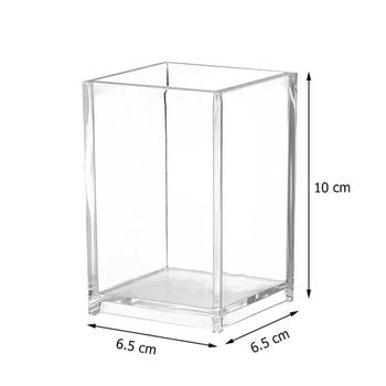 Transparent Pen Conner High Color Value Office Desktop Storage Box Large Capacity Multifunctional Study Decoration Student Desk