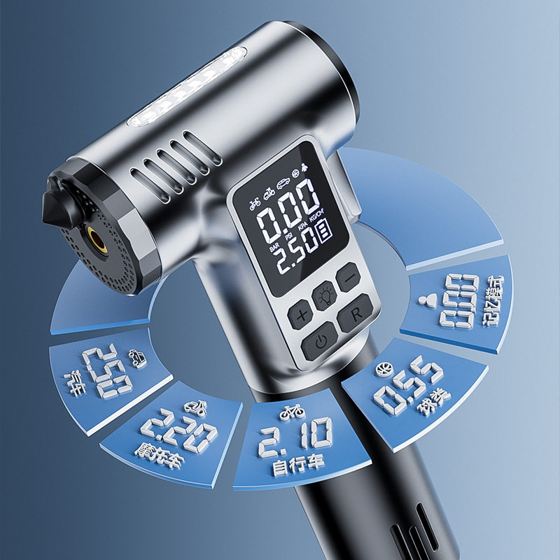 Car wireless air pump car electric pump portable bicycle car motorcycle tire filling treasure