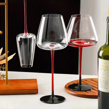 High-grade red wine glass suit a complete set of household high-value big belly glass foreign wine glass wine glass decanter