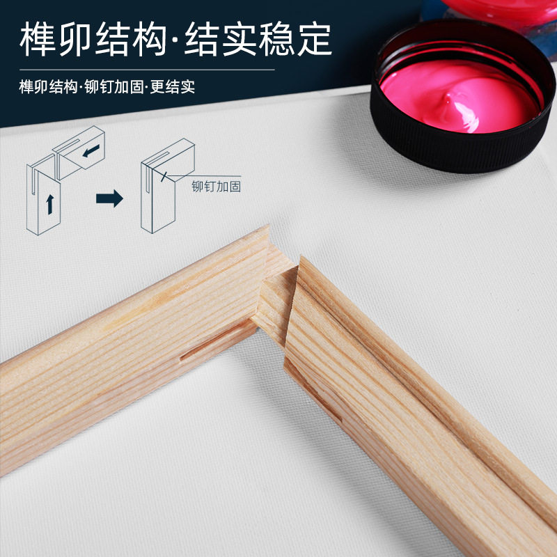 Oil Painting Frame Materials, Oil Painting Frame, Pure Cotton, Pure Wood, Factory Wholesale, Acrylic 280g Canvas, Customizable Size 30X40