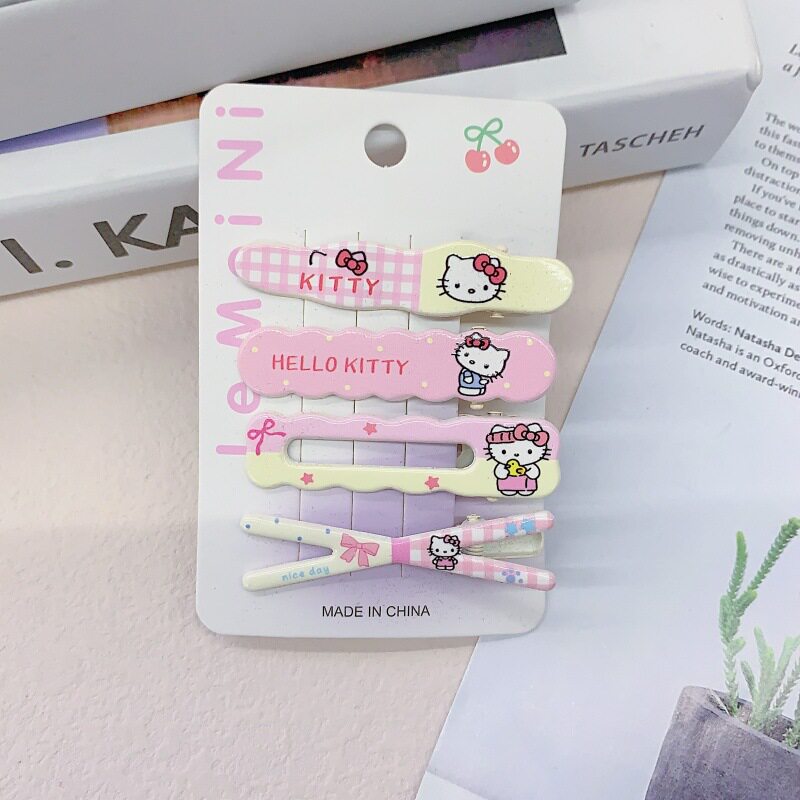 甜美交叉猫猫发夹可爱少女卡通侧边刘海夹网红ins高颜值百搭发饰