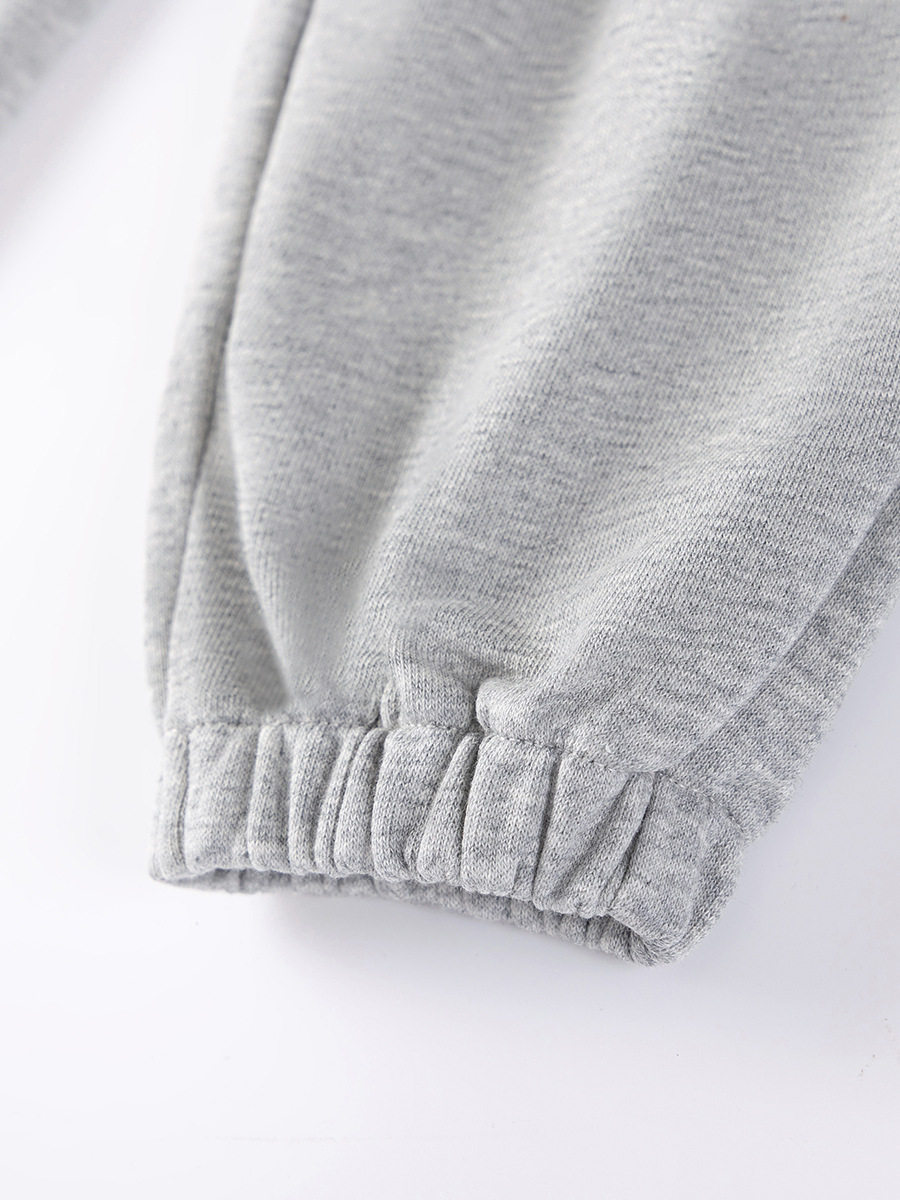 ملابس الأطفال، بنطال شحن للصبي، بنطال أطفال بأسلوب عصري لون متجانس خريفية