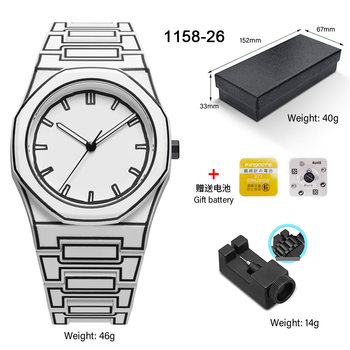 Manufacturer Supplies Quartz Watches, Couple Watches, Cartoon Style, Personalized Hip-Hop Style, Male Students, High Appearance Value, Two-Dimensional Style, Large Dial