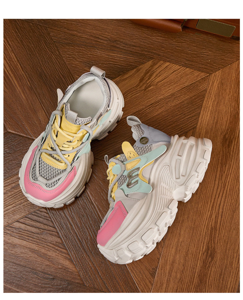 Giày sandal cao gót nữ hở mũi đế dày tăng chiều cao 2026 — Quả cầu, Xanh lá, Trắng chi tiết 24