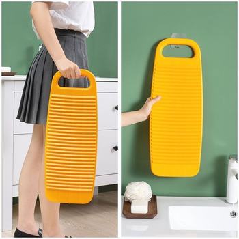 Thickened Plastic Washboard with Beef Tendon for Home Use, Suitable for Washing Socks, Durable and Non-Slip, Large Size