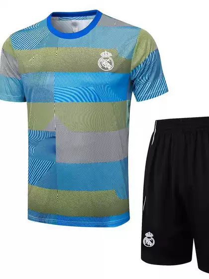 2526 New Football Training Wear Royal Horse Paris Aronman L Bayern Horse Competition Chelsea Ac Short Sleeve Suit