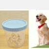 Plastic transparent sealed jar nut pudding pastry storage jar multi-capacity pet food packaging jar