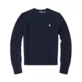 Navy blue sweater (little white horse)