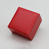 High-End Flip-Top Watch Box, Square Accord Pattern Watch Box, High-End Bracelet Jewelry Watch Storage Packaging Watch Box