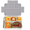 Cross-Border Amazon Rectangular Lunch Box with Cutlery for Students and Office Workers Microwave-Heated Lunch Box