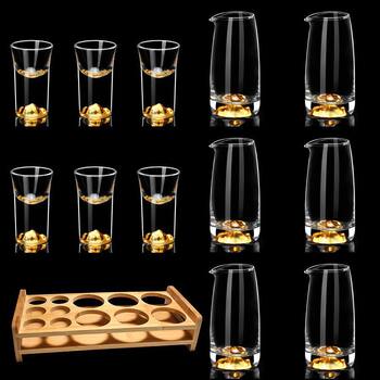 Glass Liquor Cup Set with Scale 0.1kg Small Liquor Pot