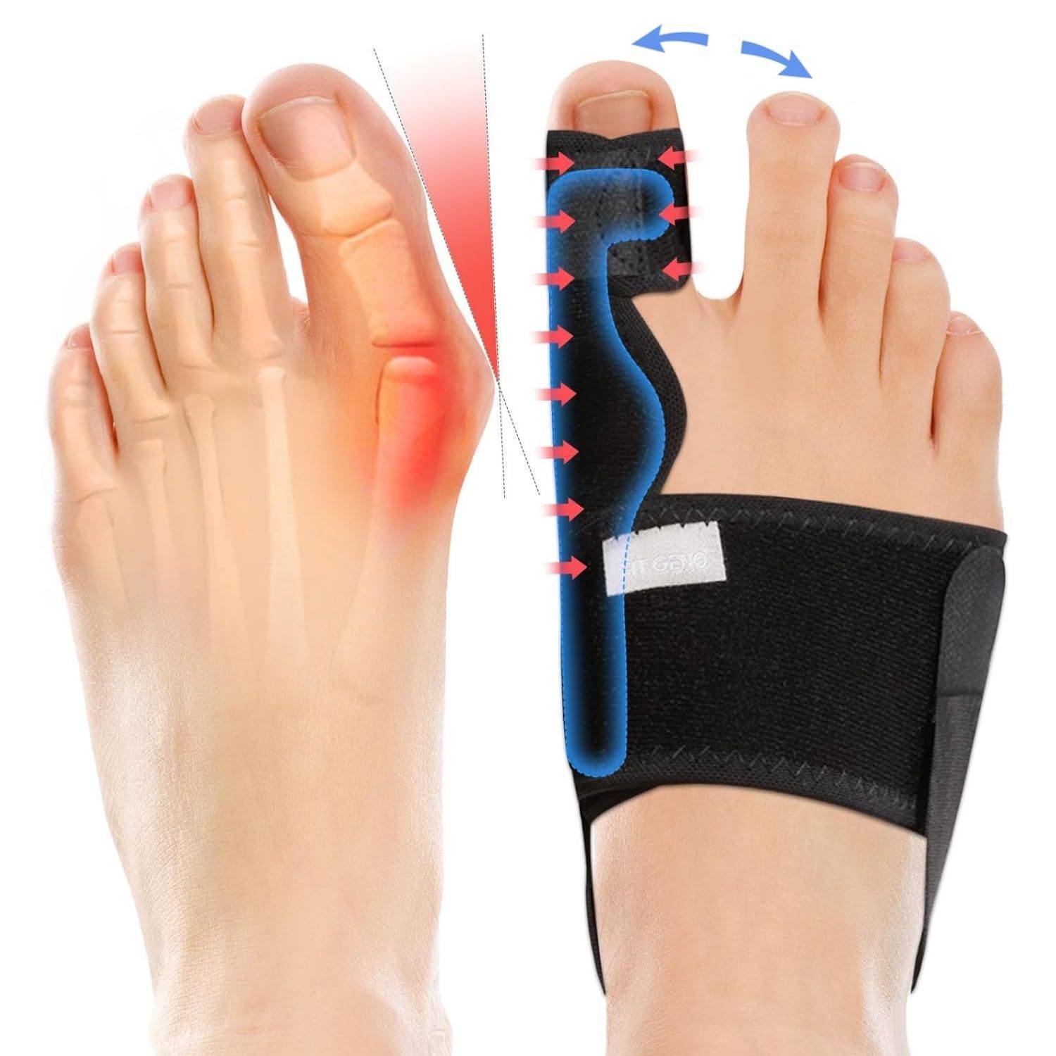 Thumb valgus orthosis men's and women's big toe orthosis thumb foot bone protruding toe divider