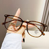New anti-blue light glasses women's ultra-light TR90 glasses frame can be equipped with myopia degree advanced sense without makeup glasses frame men