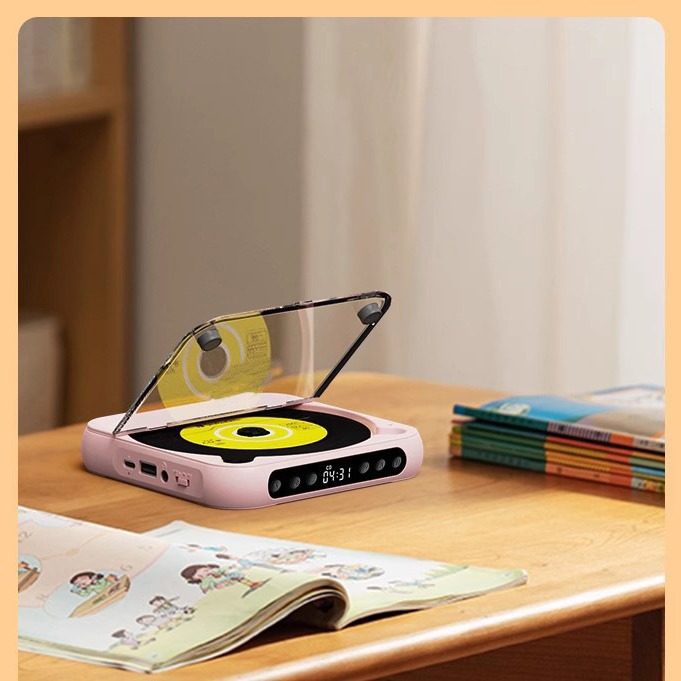 New Portable Audiophile Cd Player Student English Listening Repeater Cd Disc Player Light and Thin Walkman
