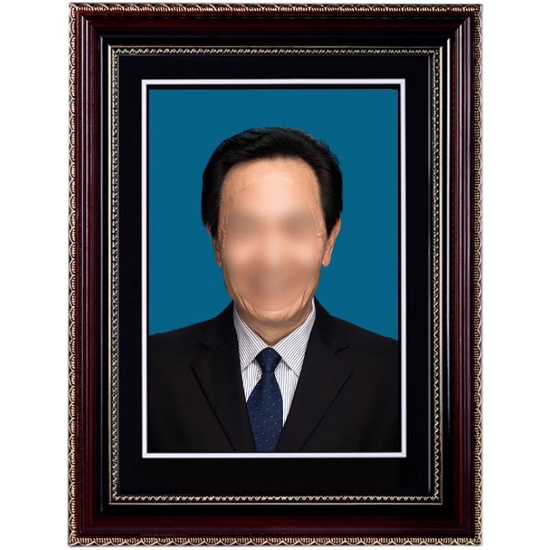 Solid Wood Relative Photo Frame 12inch 16inch Relative Frame Old Man Photo Frame with Card Paper Embatue Frame