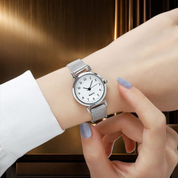 Watch Women's Ins High-value Student Small Dial Women's Simple Fashion Pointer Women's Watch for Junior High School Students
