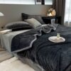 Winter thickened milk velvet blanket coral fleece small quilt blanket office nap blanket sofa blanket air conditioner