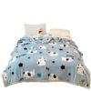 Class a Thickeneded Raschel Blanket Winter Blanket Office Nap Sofa Blanket Coral Fleece-Lined Milk Velvet Home