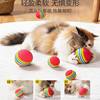 Factory wholesale rainbow ball cat toys to relieve boredom from hi ball scratch resistant to play cat and dog pet toys tease cat ball