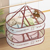 Clothes basket clothes drying net socks underwear artifact clothes pants special tile drying rack drying net pocket